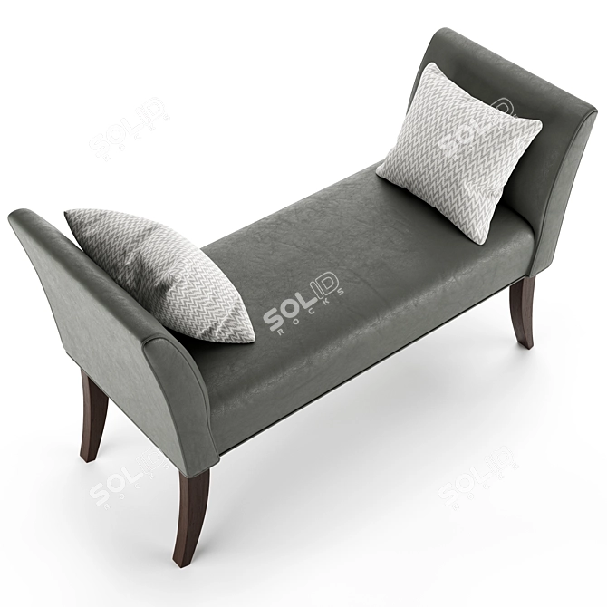 Elegant GOYA Sofa 3D model image 3