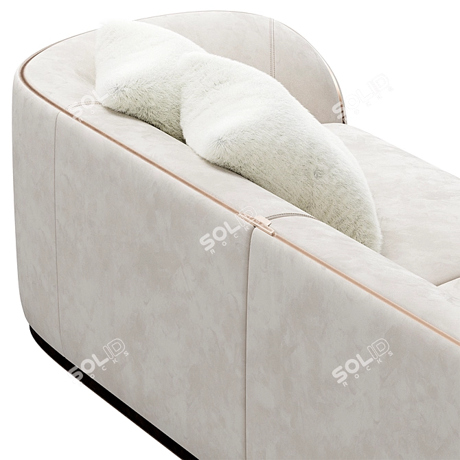 Luxury Pierre Sofa - Italian Glamour 3D model image 5