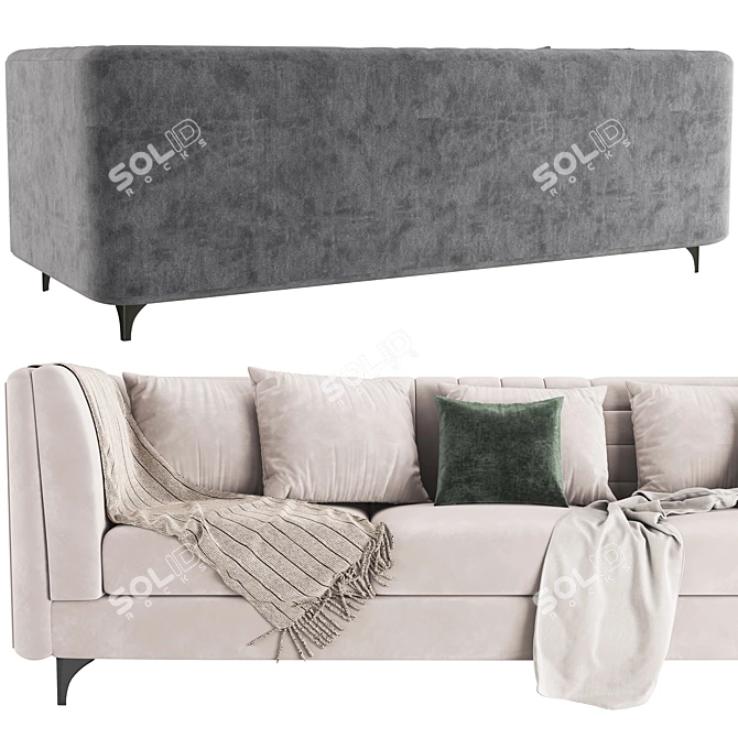 Modway Ingenuity Sofa: Innovative Modern Design 3D model image 2