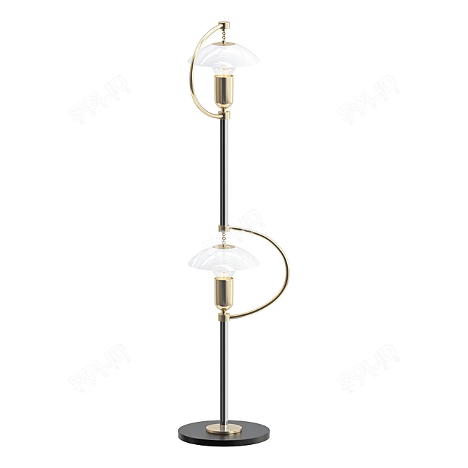 Elegant Sofo Floor Lamp 3D model image 1