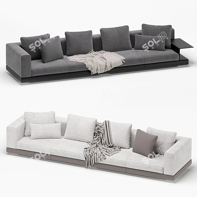 Modular Connery Sofa: Ultimate Versatility 3D model image 3