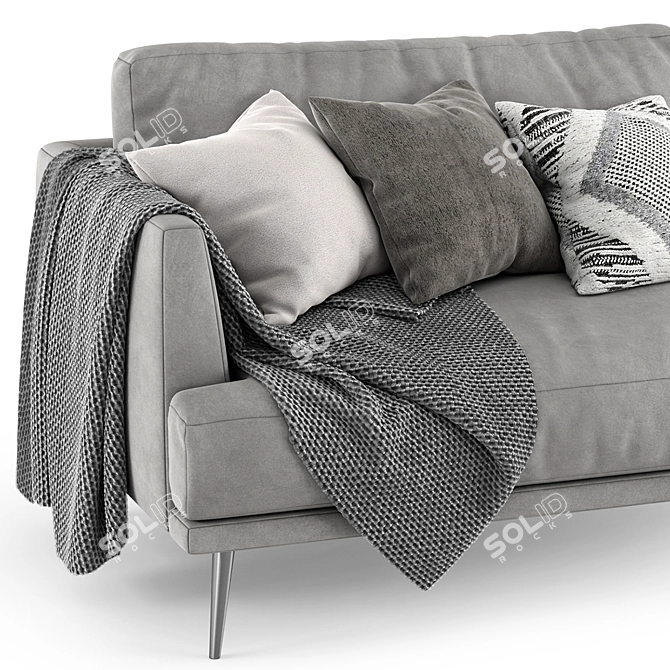 Sophisticated Egoitaliano Sofa SOPHIA 3D model image 4