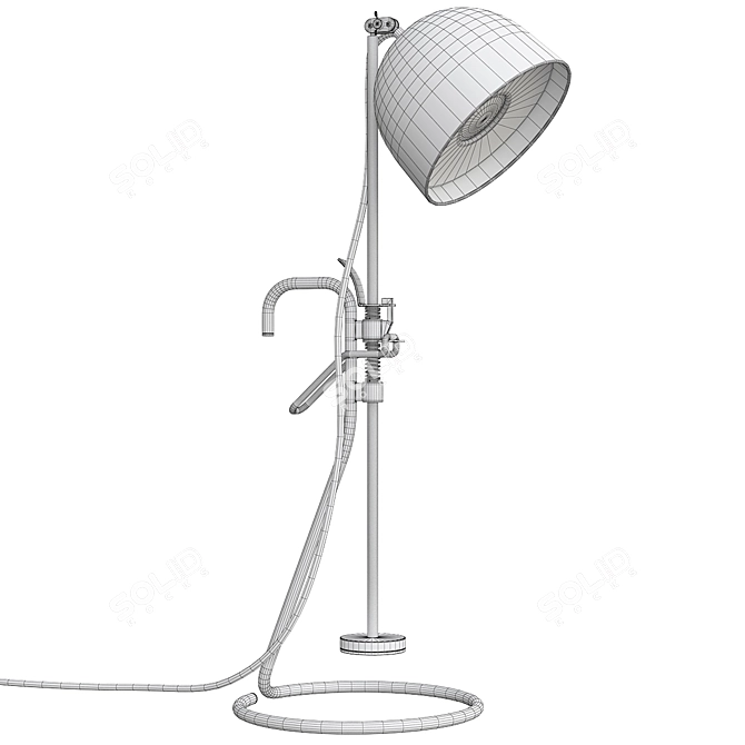 RÅVAROR Clamp Lamp: Stainless Steel Accent Light 3D model image 2