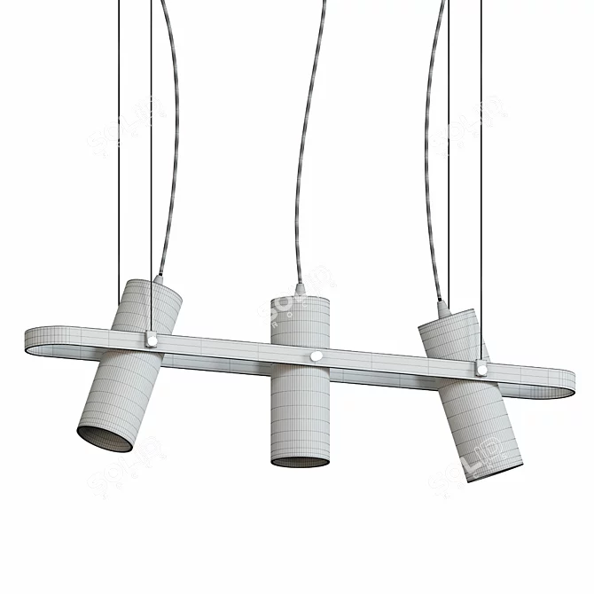 Modern Suspended Lumion Claire 3714 3D model image 3