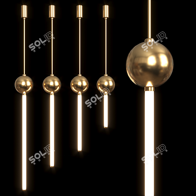 Illuminated Elegance: Divert Design Lamps 3D model image 2