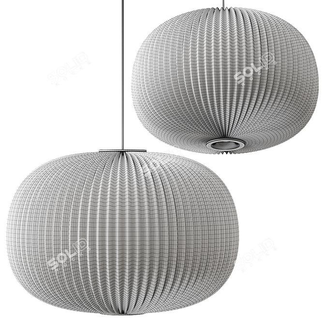 Le Klint Lamella Pendant Lamp 3D model image 2