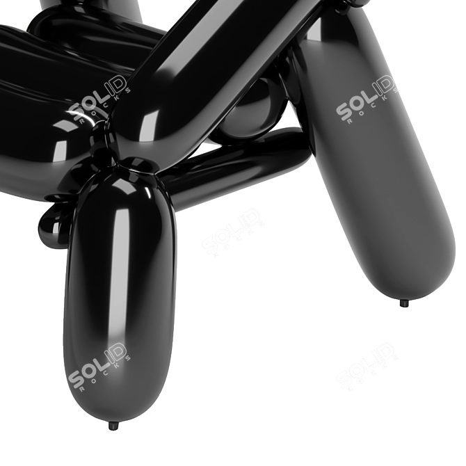 Innovative Blowing Armchair 2: Futuristic Design 3D model image 2