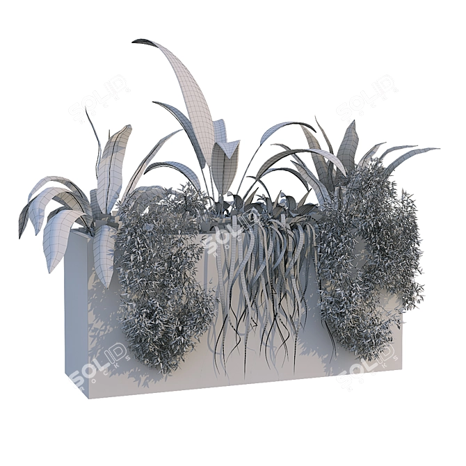 Exquisite Plant Box Set 230 3D model image 5