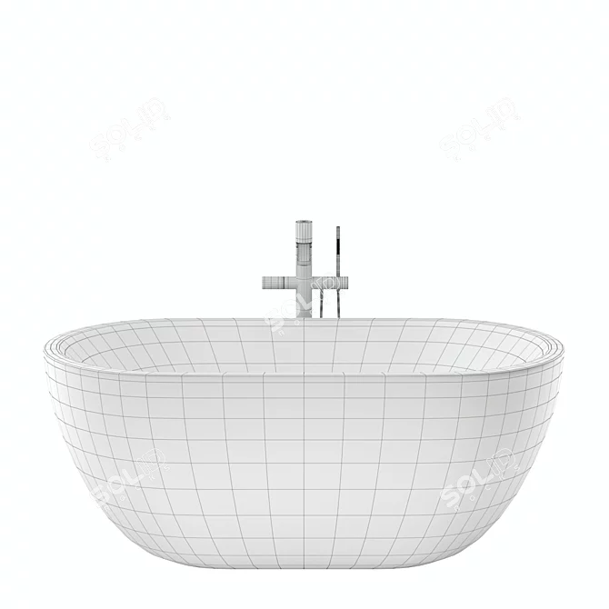 BelBagno BB27 - Stylish Bathroom Vanity 3D model image 3