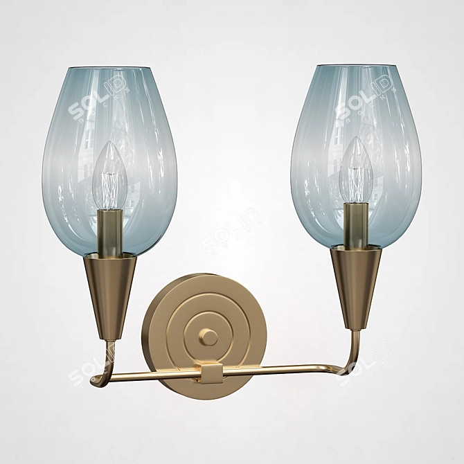 Industrial Style Wall Lamp - LOGMONT-2 from IMPERIUMLOFT 3D model image 2