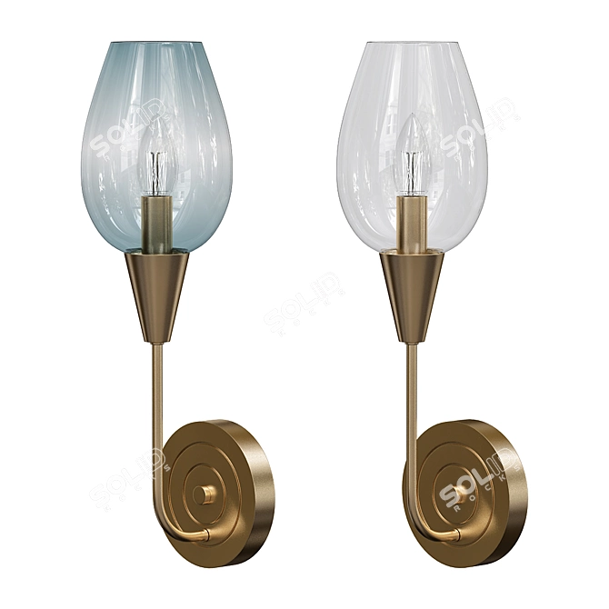 Industrial Style Wall Lamp - LOGMONT-2 from IMPERIUMLOFT 3D model image 3