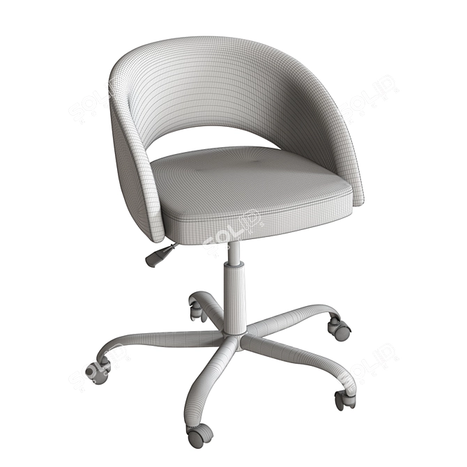 Mirella Ergonomic Office Chair 3D model image 4