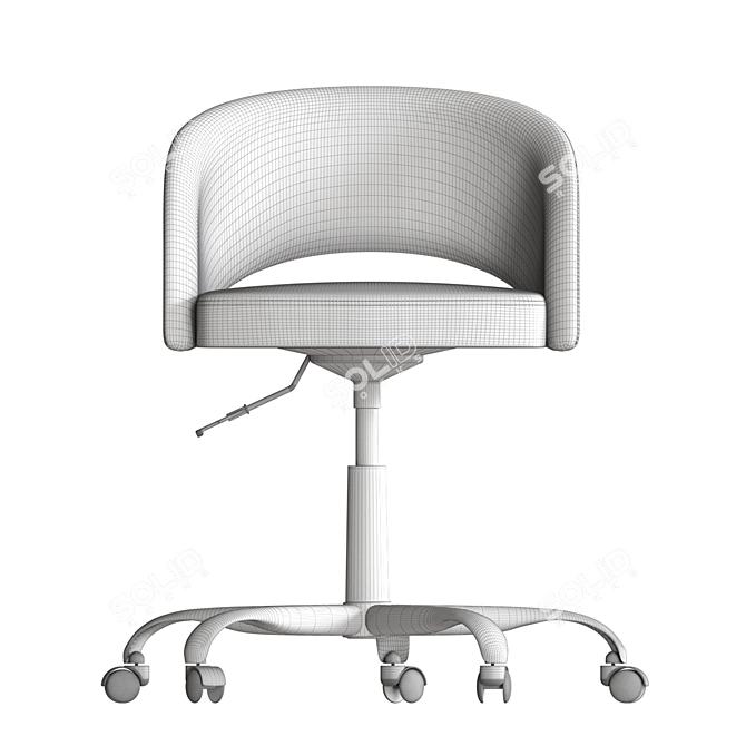 Mirella Ergonomic Office Chair 3D model image 6