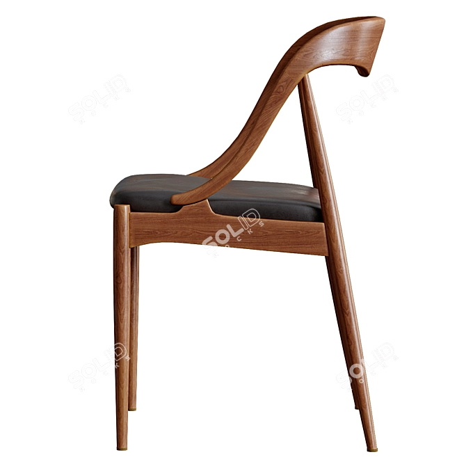 Mid-Century Modern Chairs by Johannes Andersen 3D model image 2