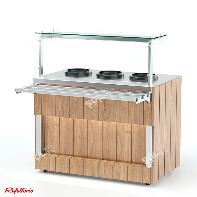 Refettorio 5L Electric Soup Bain-Marie 3D model image 1