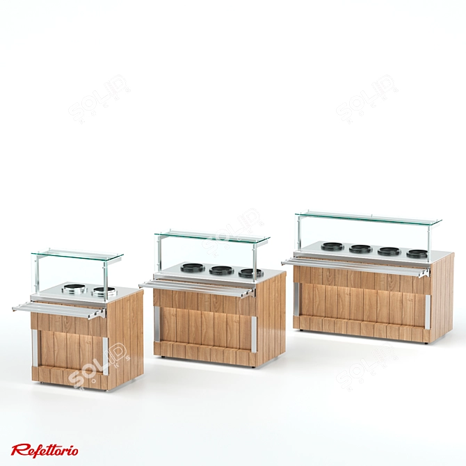 Refettorio 5L Electric Soup Bain-Marie 3D model image 3