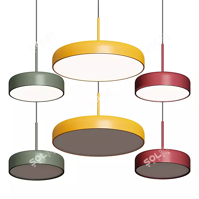 California Dreamin' Pendant Lamp: Bobber by Blu Dot 3D model image 3