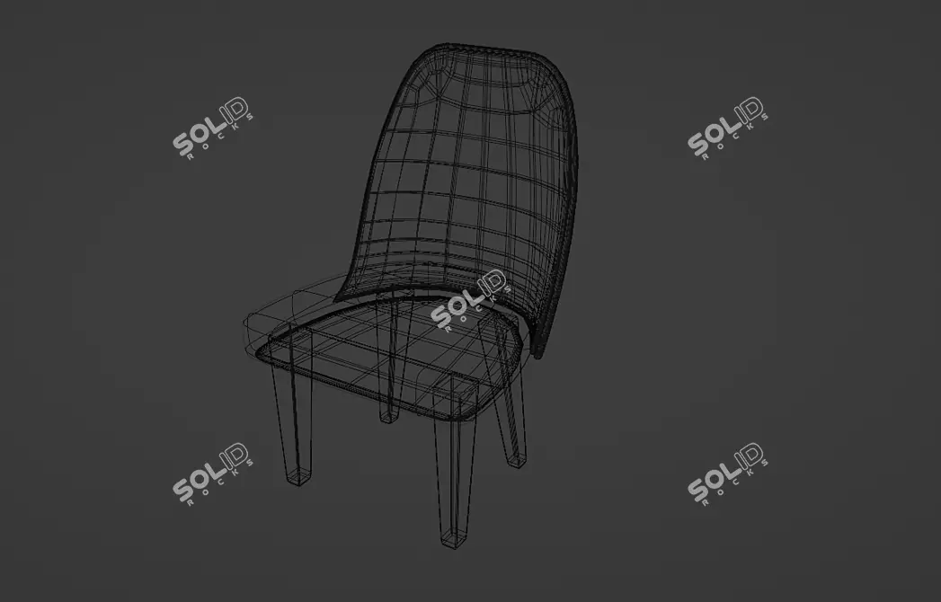 Elegant Seating Option: Chair 3D model image 4