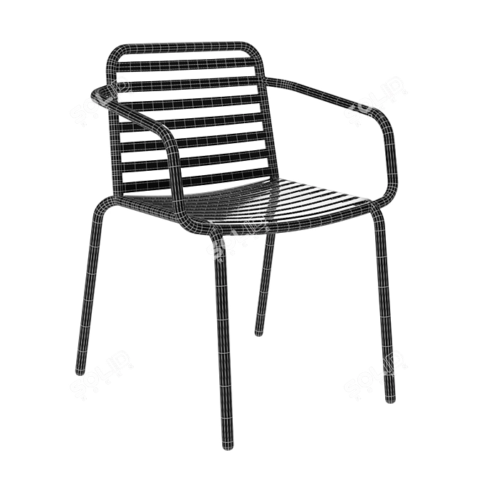 Modern Outdoor Chair: DIDIER Bombala 3D model image 2