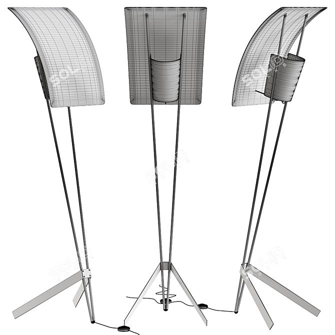 Sleek G30 Modern Floor Lamp 3D model image 2