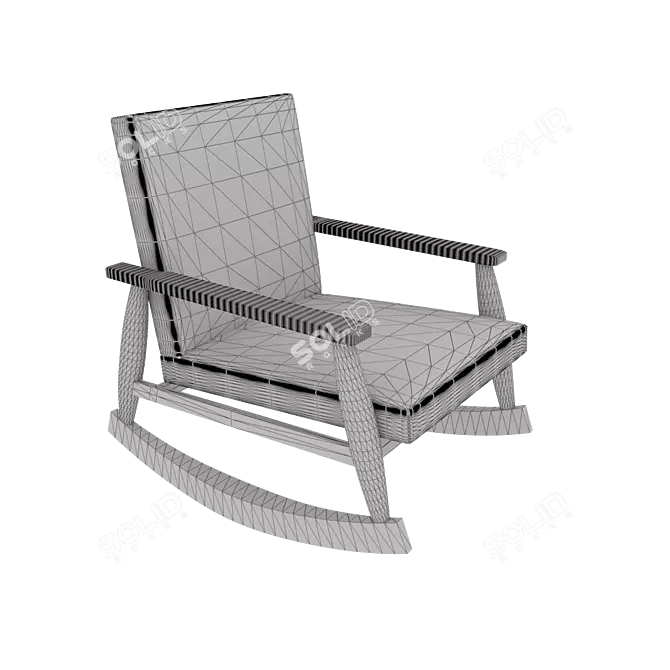 Modern 2021 Chair: Stylish Design 3D model image 4