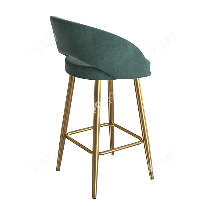 MIRELLA Bar Stool 3D model image 2