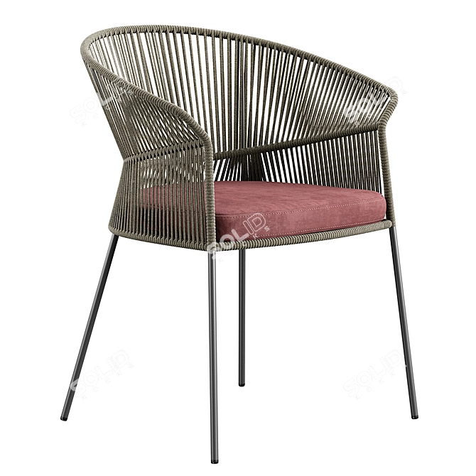 Ola Chair: Stylish, Customizable, Compact 3D model image 1