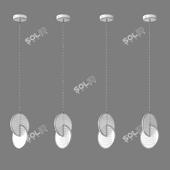 Eurosvet Lang Pendant LED - Stylish Lighting Solution 3D model image 2