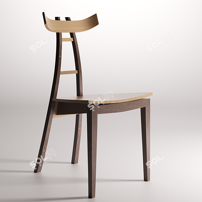 Sleek Comfort: Modern Chair 3D model image 2