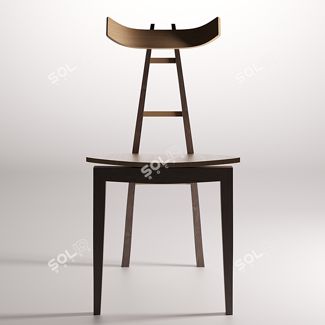 Sleek Comfort: Modern Chair 3D model image 3