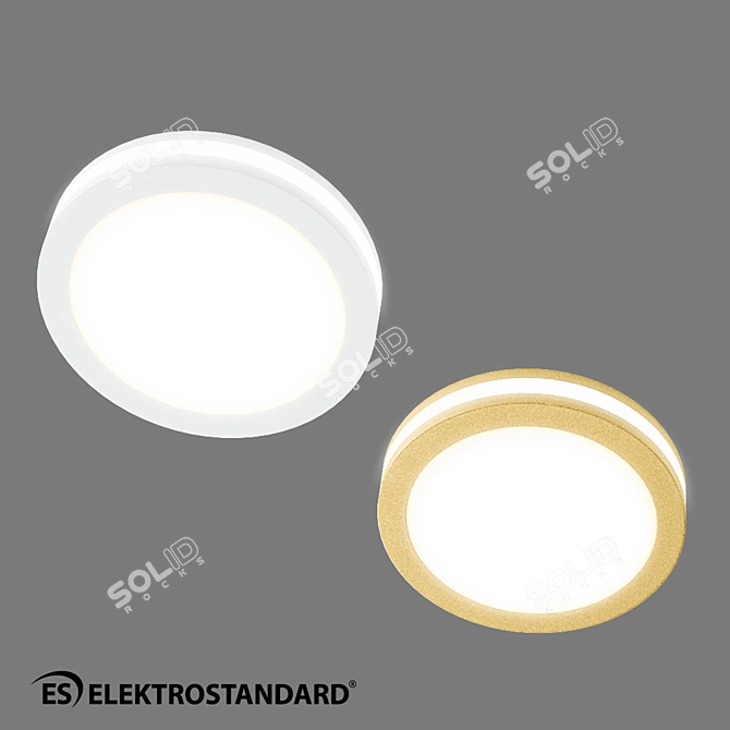 OM LED Spotlight, 5W, Elektrostandard 3D model image 9