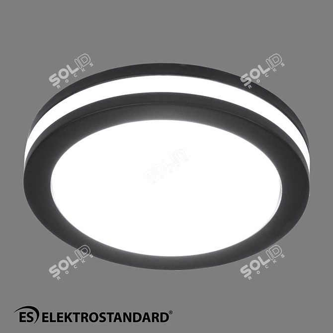 OM LED Spotlight, 5W, Elektrostandard 3D model image 3