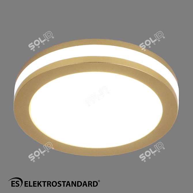 OM LED Spotlight, 5W, Elektrostandard 3D model image 5