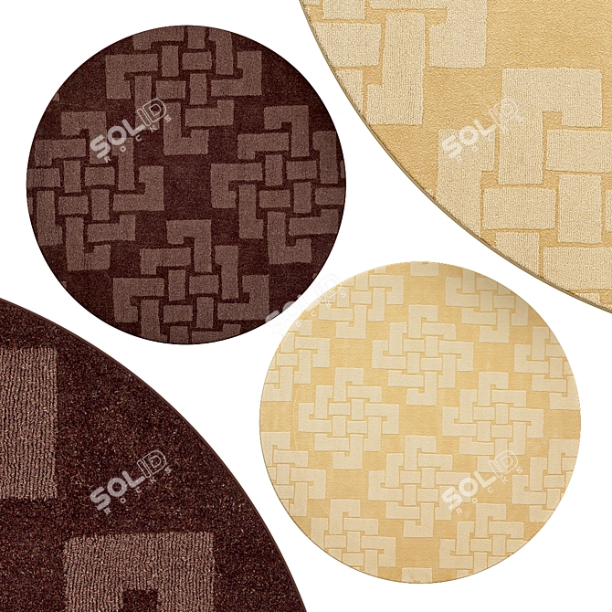 Round Rugs | No. 267 3D model image 1