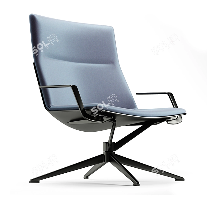 Italian MDF ITALIA Neil Armchair 3D model image 1