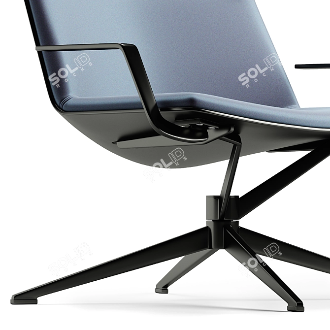 Italian MDF ITALIA Neil Armchair 3D model image 2