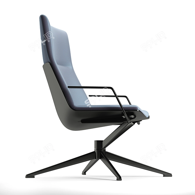 Italian MDF ITALIA Neil Armchair 3D model image 3