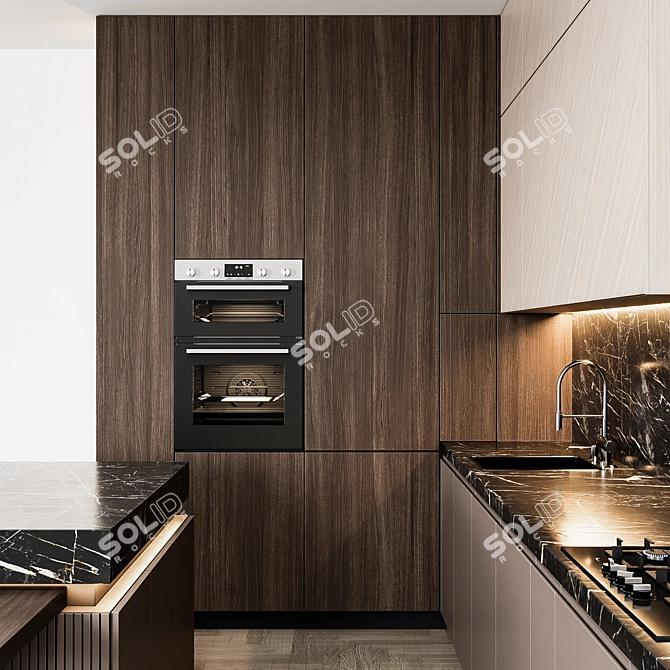 Sleek Kitchen Upgrade: Modern65 3D model image 4