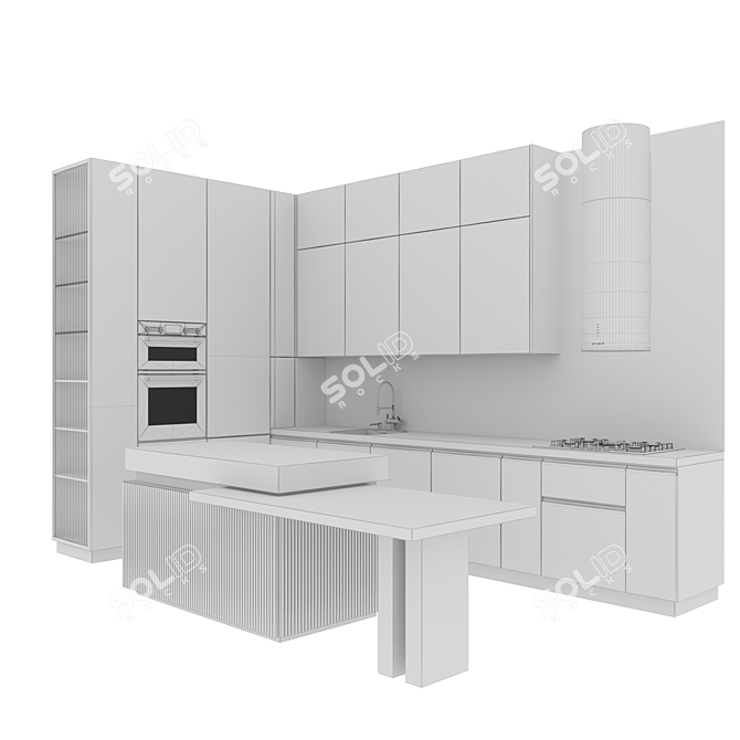 Sleek Kitchen Upgrade: Modern65 3D model image 7