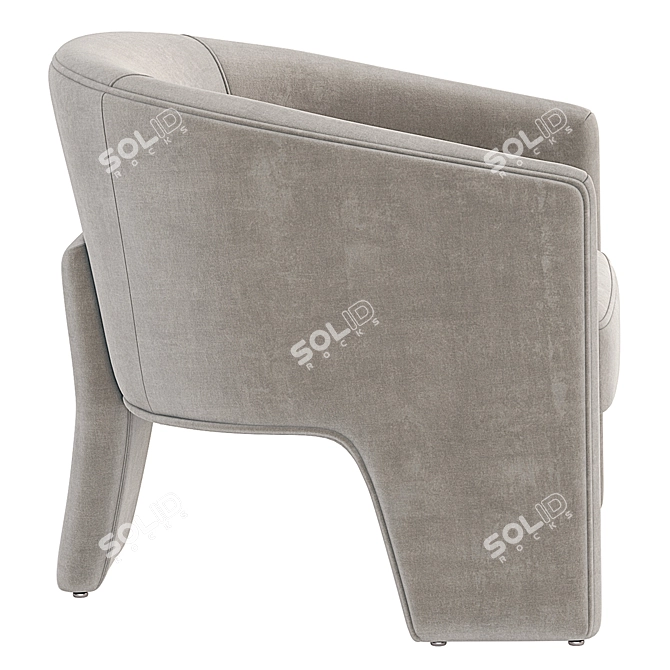 Elegant Grayson Fae Chair 3D model image 3