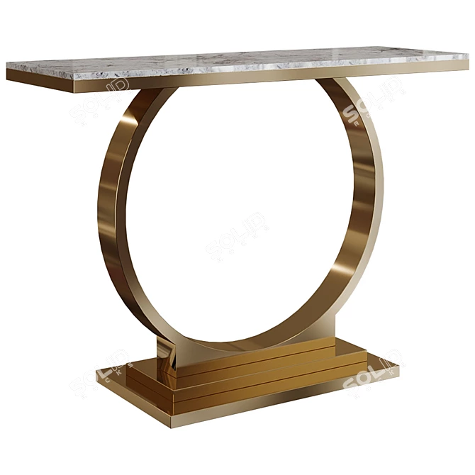 Machu Marble Top Table | Elegant and Stylish Design 3D model image 1