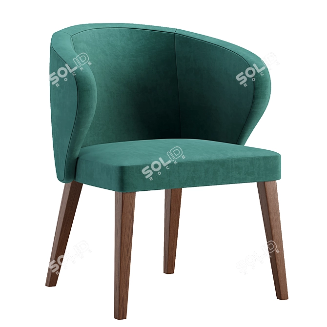 Elegant Dining Chair with 3Ds Max 2013 & Corona 6 3D model image 1