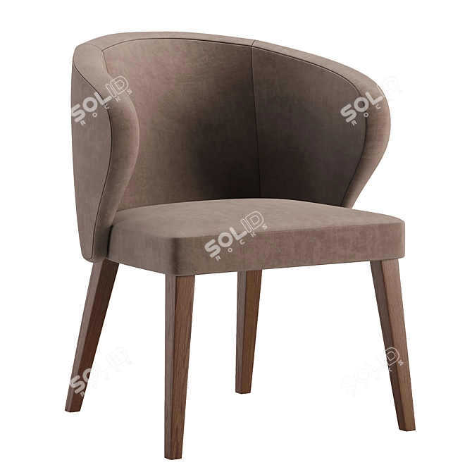 Elegant Dining Chair with 3Ds Max 2013 & Corona 6 3D model image 2