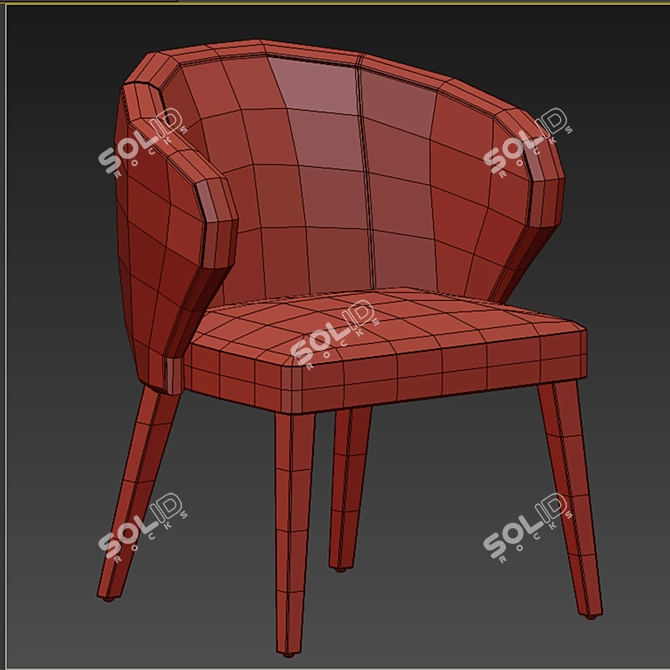 Elegant Dining Chair with 3Ds Max 2013 & Corona 6 3D model image 4