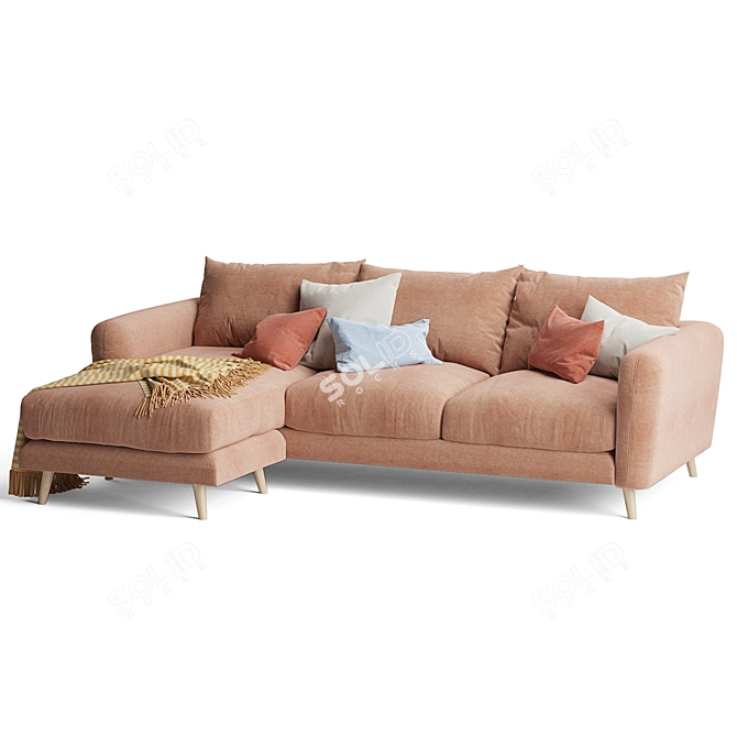 Ultimate Comfort Squishmeister Sofa 3D model image 2