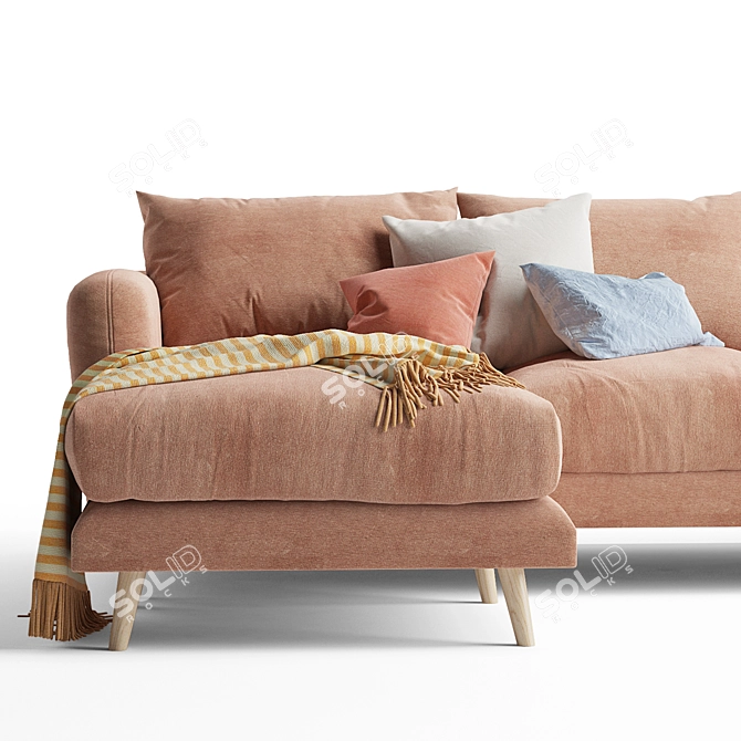 Ultimate Comfort Squishmeister Sofa 3D model image 3