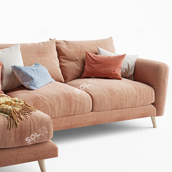 Ultimate Comfort Squishmeister Sofa 3D model image 5