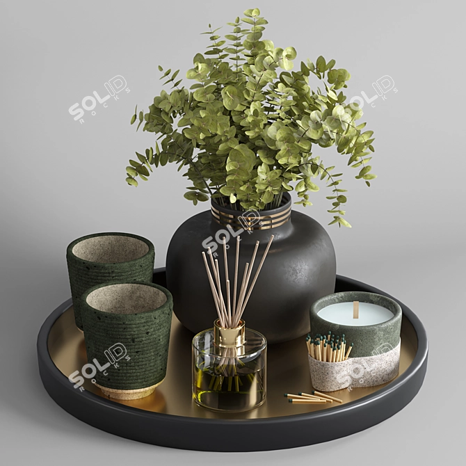 Versatile Decorative Set: 2015 Edition 3D model image 1