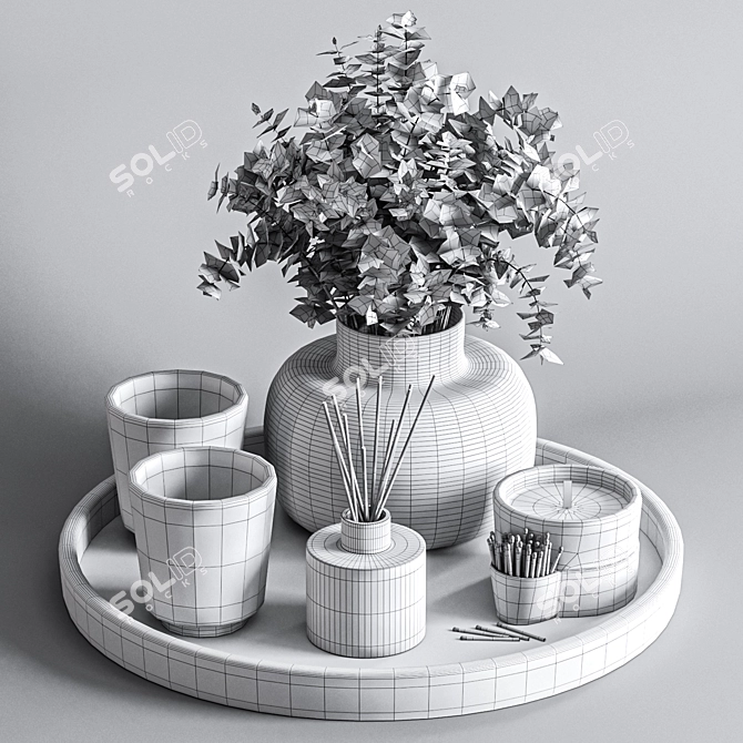 Versatile Decorative Set: 2015 Edition 3D model image 3