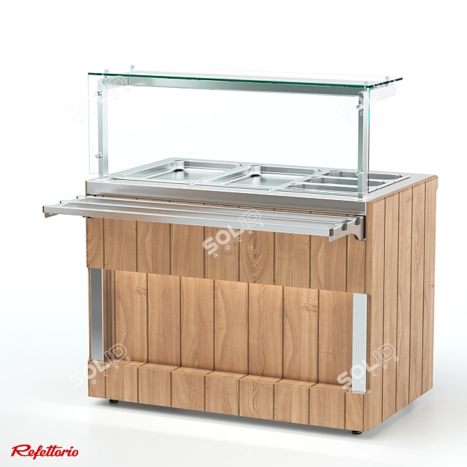 Refettorio RM2 х Capital Bain-Marie: Professional Equipment for Main Courses 3D model image 1